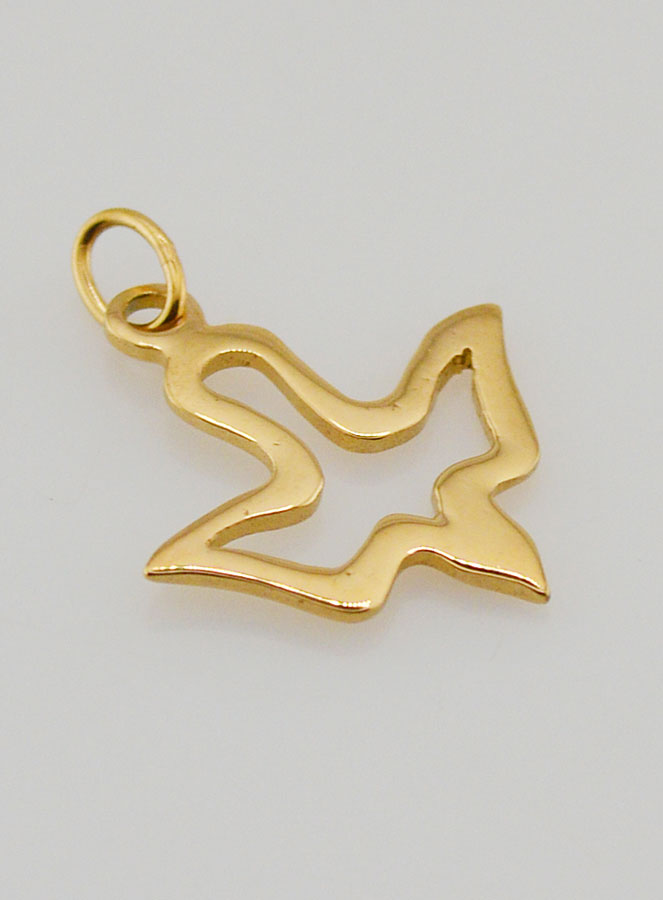 Medaglia di Cresima - Spirito Santo in Inox (pic 4)