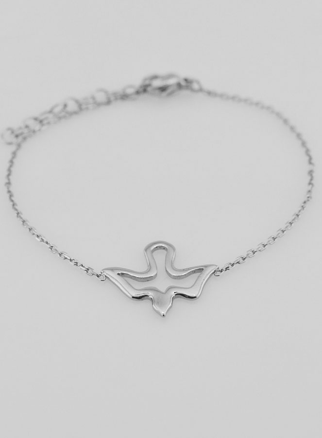 Bracciale Spirito Santo Traforato in Inox (pic 2)