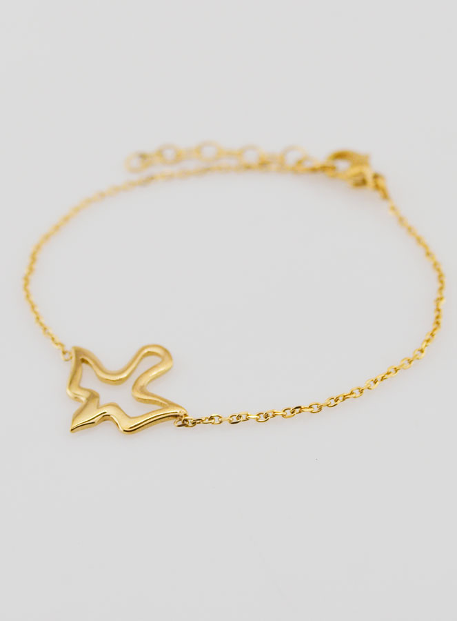 Bracciale di Cresima Spirito Santo in Inox Dorato (pic 3)