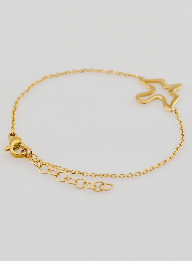 Bracciale di Cresima Spirito Santo in Inox Dorato (pic 4)