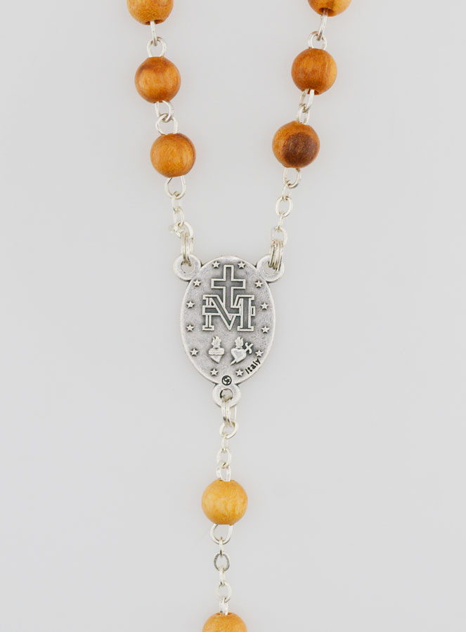 Rosario Madonna Miracolosa - Grani in Legno (pic 4)