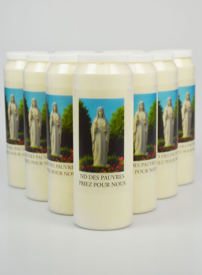 Pacco da 10 Candele per Novena Alla Madonna dei Poveri (pic 1)