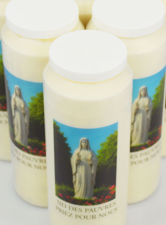 Pacco da 10 Candele per Novena Alla Madonna dei Poveri (pic 4)