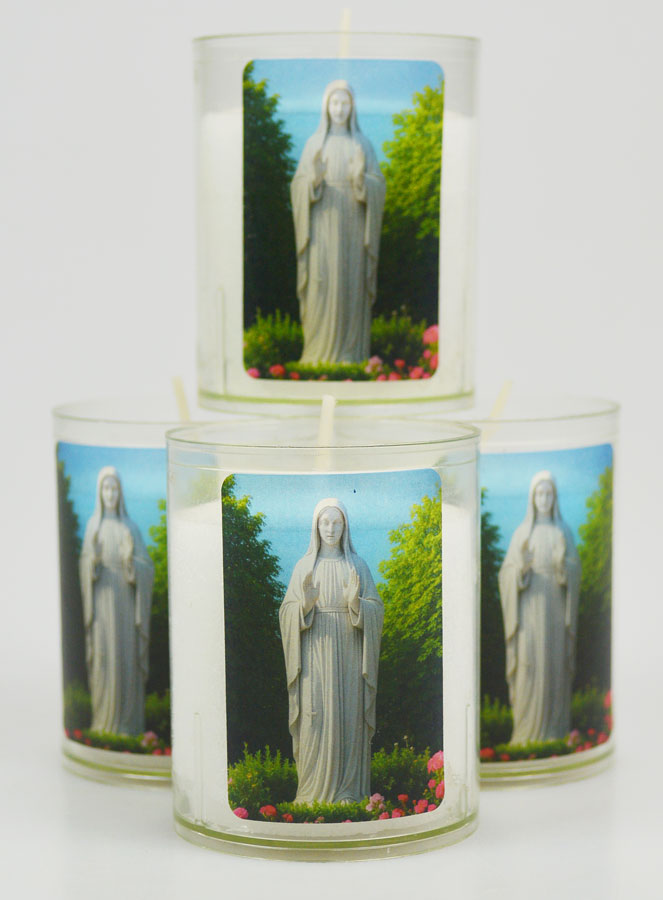 Set di 4 Candele Votive Madonna dei Poveri (pic 1)