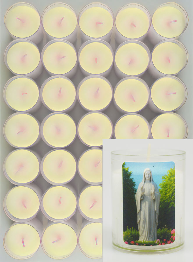 Set di 10 Candele Votive Madonna dei Poveri (pic 1)