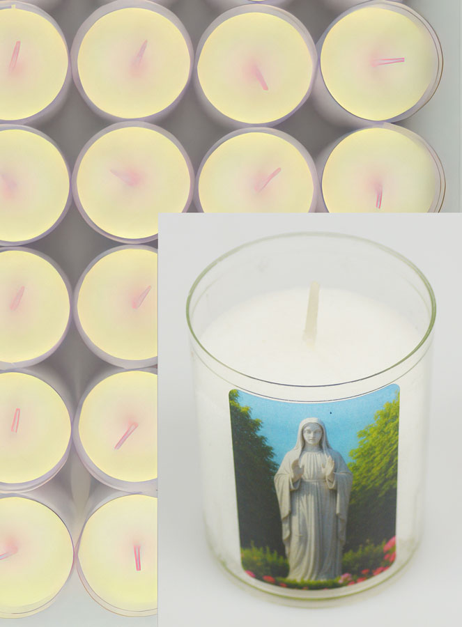 Set di 24 Candele Votive Nostra Signora dei Poveri (pic 4)