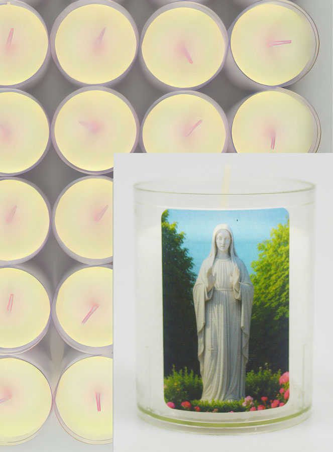 Set di 48 Candele Votive Madonna dei Poveri (pic 3)