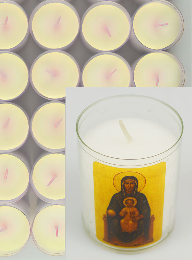 Set di 10 Candele Votive  Madonna di Montserrat (pic 4)