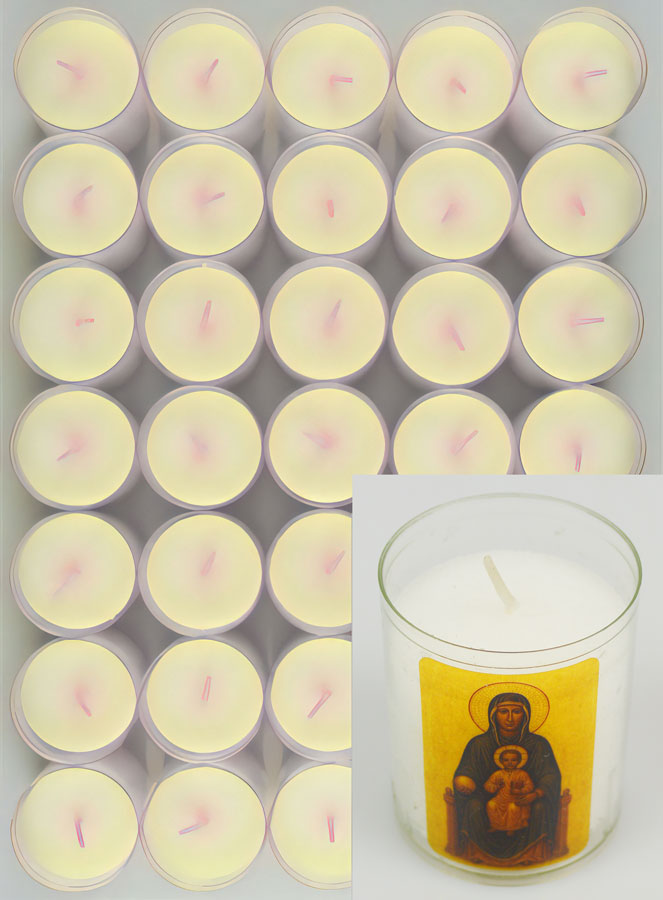 Set di 48 Candele Votive Madonna di Montserrat (pic 2)