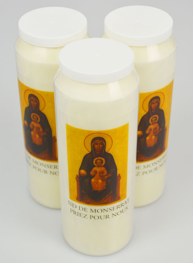 Pacco da 3 Candele per Novena Madonna di Montserrat (pic 2)