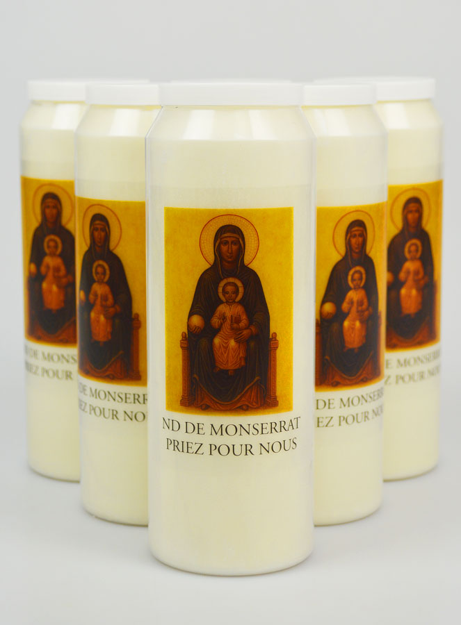 Pacco da 6 Candele per Novena Madonna di Montserrat (pic 1)