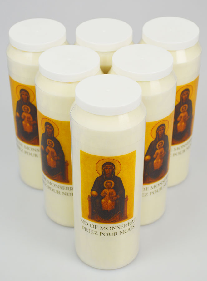 Pacco da 6 Candele per Novena Madonna di Montserrat (pic 2)