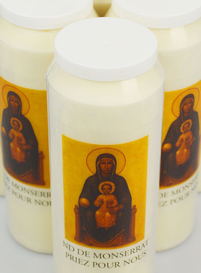 Pacco da 6 Candele per Novena Madonna di Montserrat (pic 4)