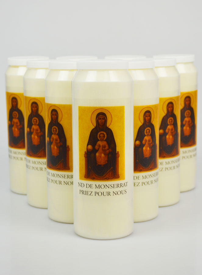 Pacco da 10 Candele per Novena Madonna di Montserrat (pic 1)