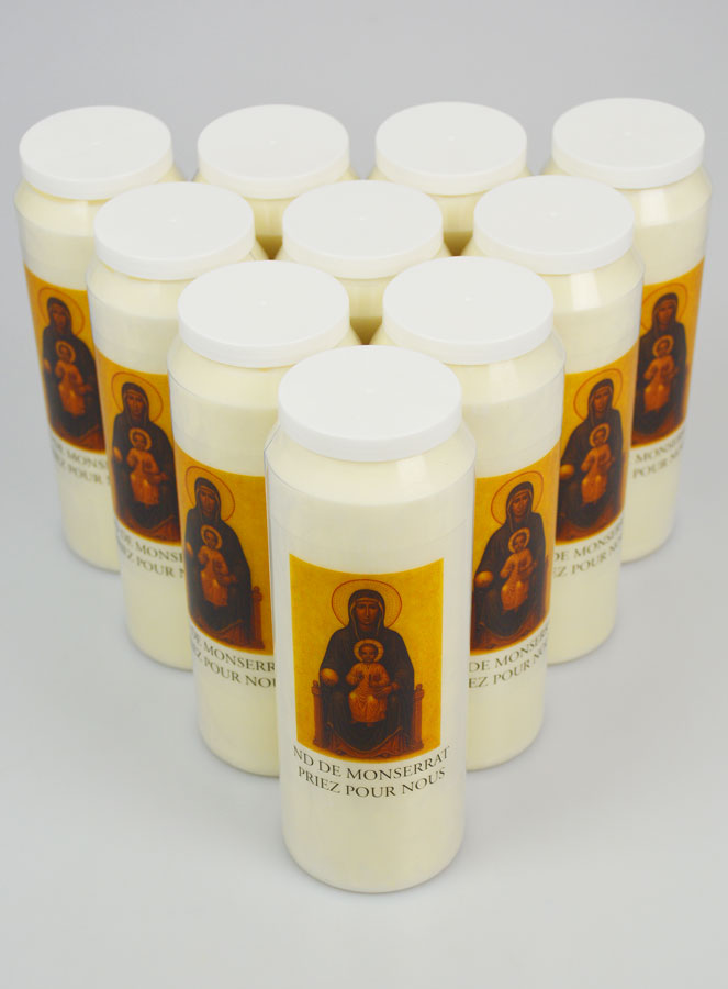 Pacco da 10 Candele per Novena Madonna di Montserrat (pic 2)