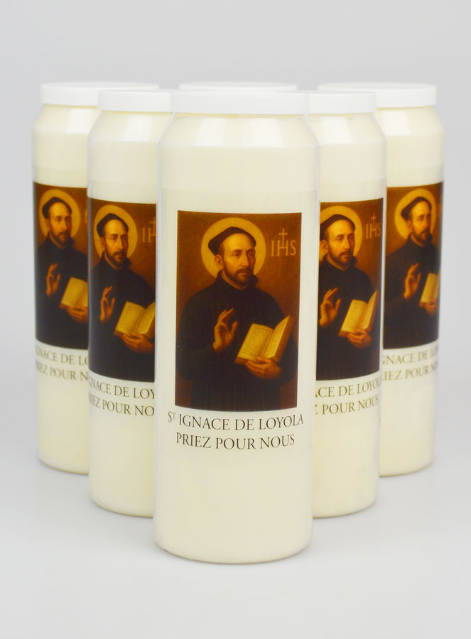 Pacco da 6 Candele per Novena a Sant'Ignazio di Loyola (pic 1)