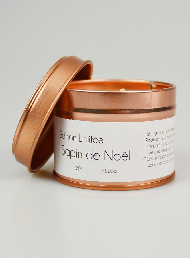 Candela Profumata Artigianale 110g - Albero di Natale (pic 3)