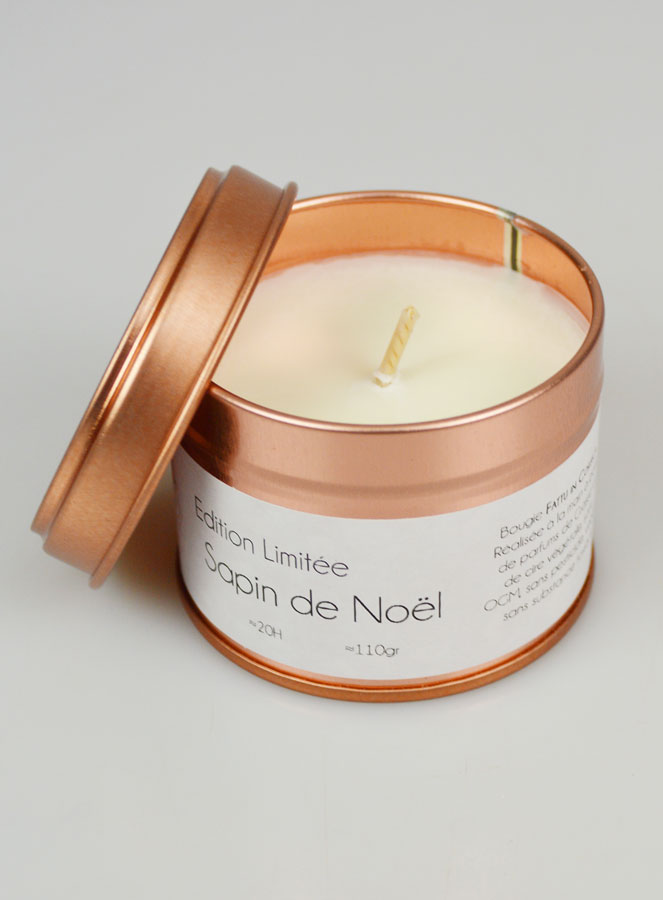 Candela Profumata Artigianale 110g - Albero di Natale (pic 4)