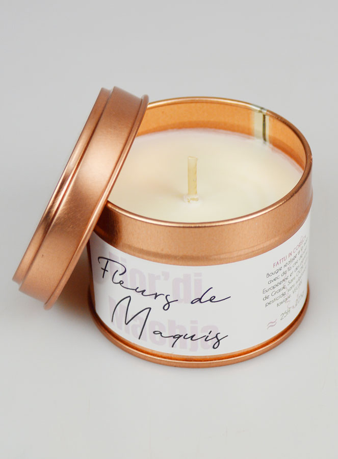 Candela Profumata Artigianale 110g - Fiori della Macchia (pic 4)