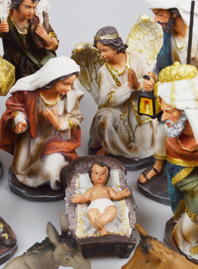 Presepe di Natale Completo 11 Personaggi - 30 cm (pic 2)
