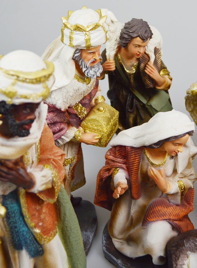 Presepe di Natale Completo 11 Personaggi - 30 cm (pic 3)