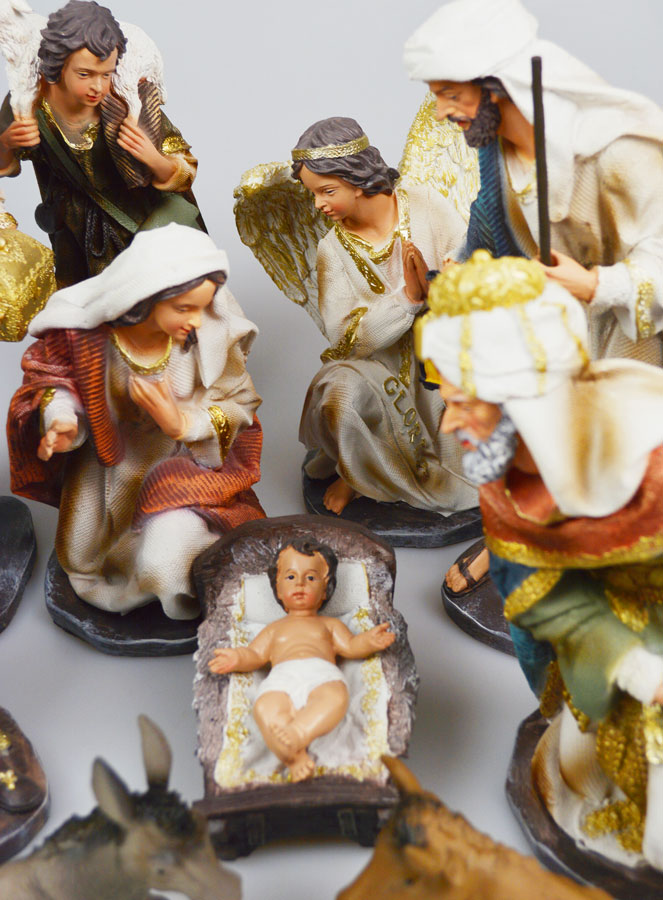 Presepe di Natale Completo 11 Personaggi - 30 cm (pic 4)