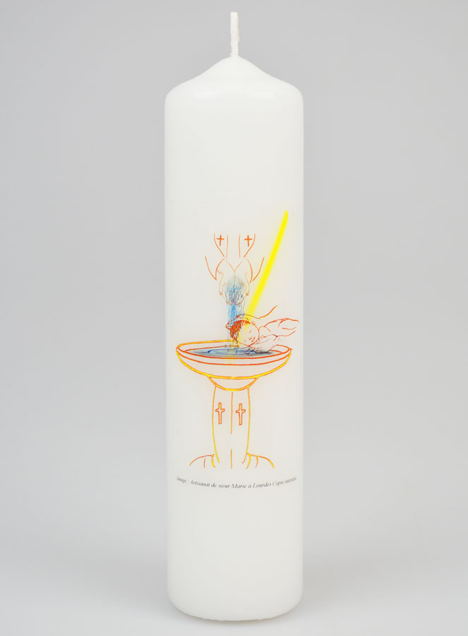 Regalo di Battesimo per Bambino - Cero 20cm (pic 1)