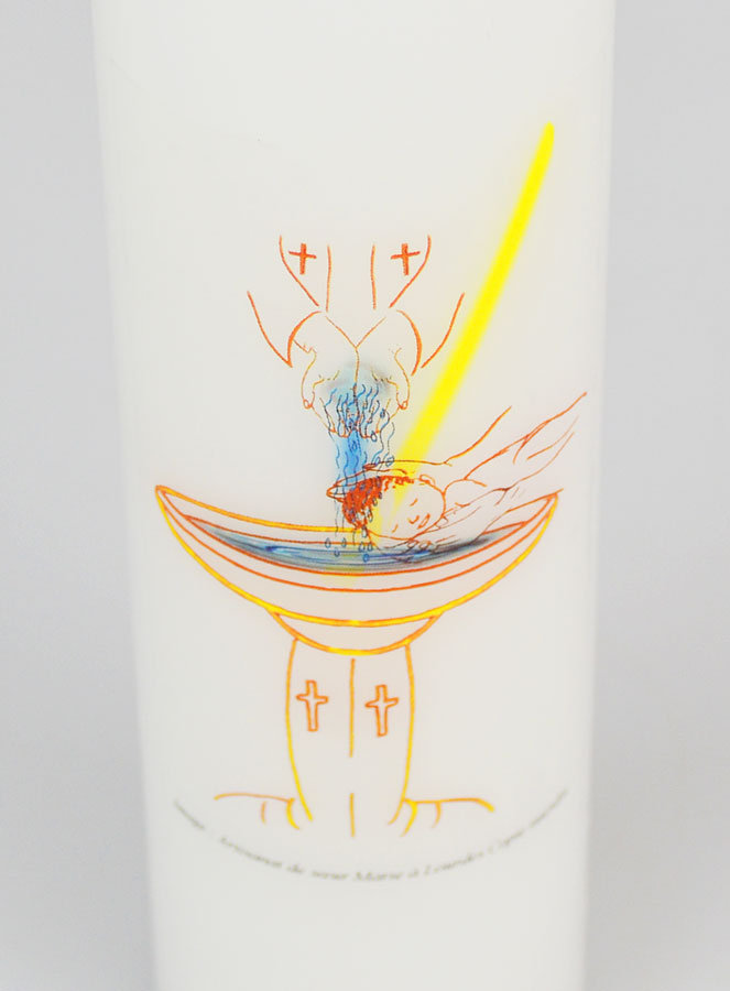 Regalo di Battesimo per Bambino - Cero 20cm (pic 4)