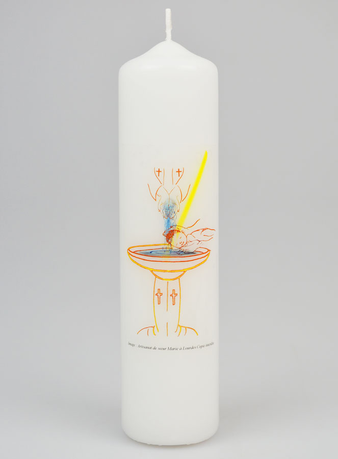 Cero di Battesimo per Bambino - 20cm (pic 1)