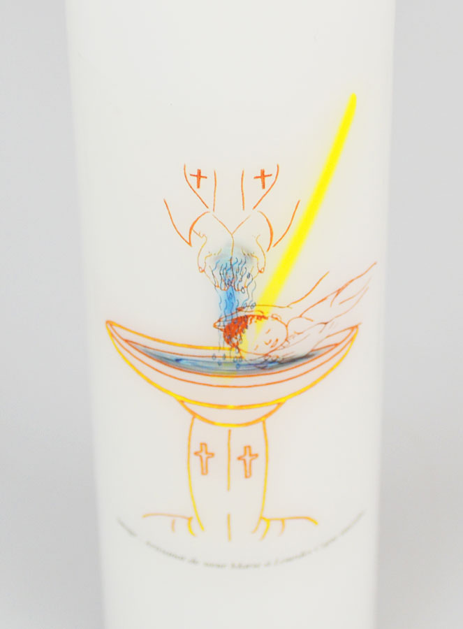 Cero di Battesimo per Bambino - 20cm (pic 4)