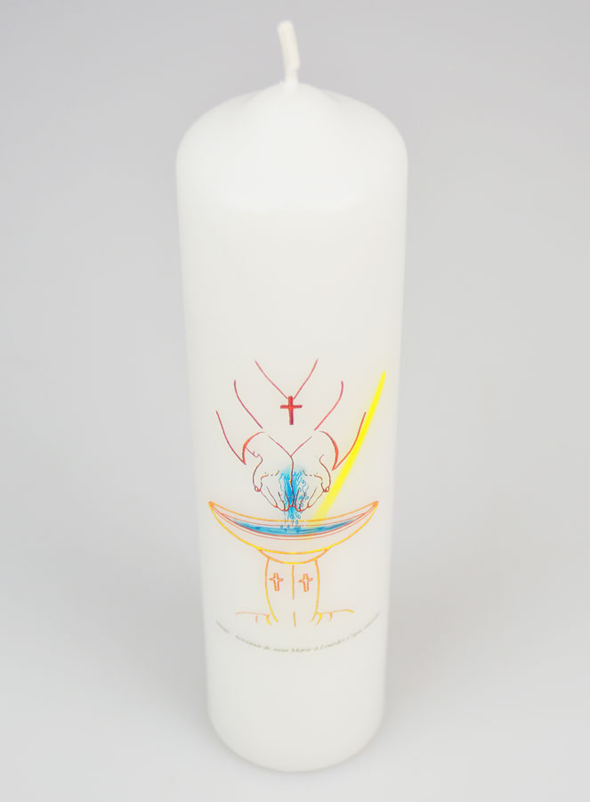 Regalo di Battesimo per Adulto - Cero 20cm (pic 2)