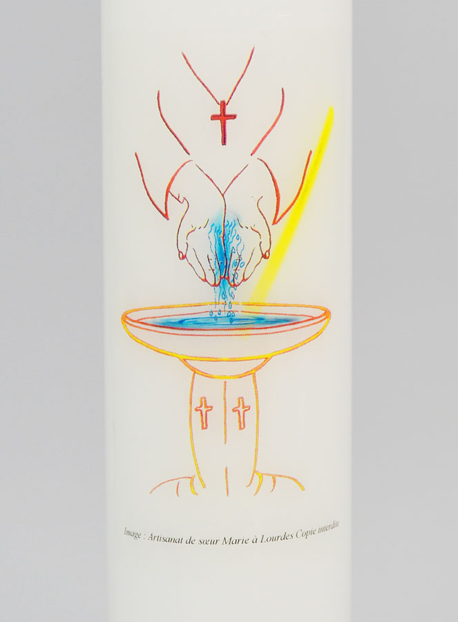 Cero di Battesimo per Adulto - 20cm (pic 3)