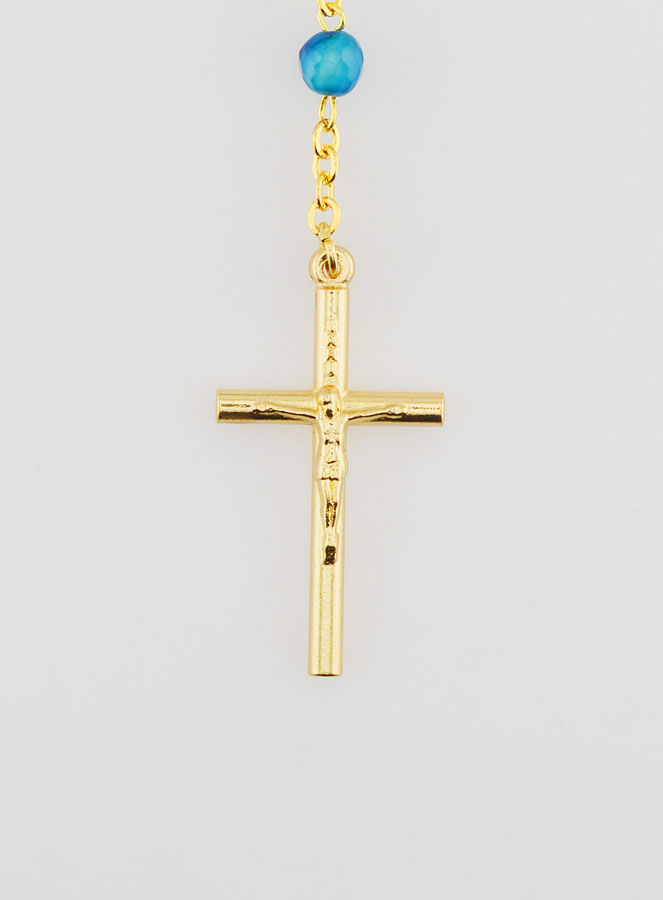 Rosario Medaglia Miracolosa in Agata - Catena Dorata (pic 3)