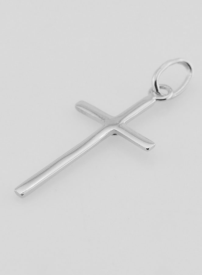 Pendente Croce in Argento Massiccio & Zirconio (pic 4)