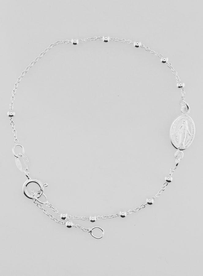 Bracciale Medaglia Miracolosa in Argento 925 (pic 1)