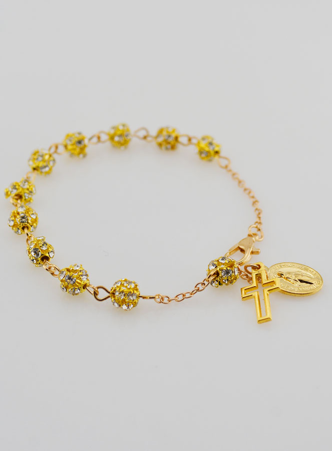 Bracciale a Decina Medaglia Miracolosa & Croce (pic 4)