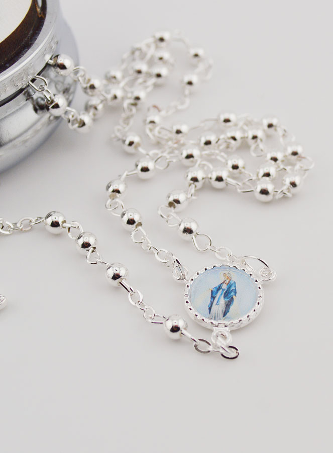 Scatola Porta Rosario Sacra Famiglia - Rosario Incluso (pic 3)