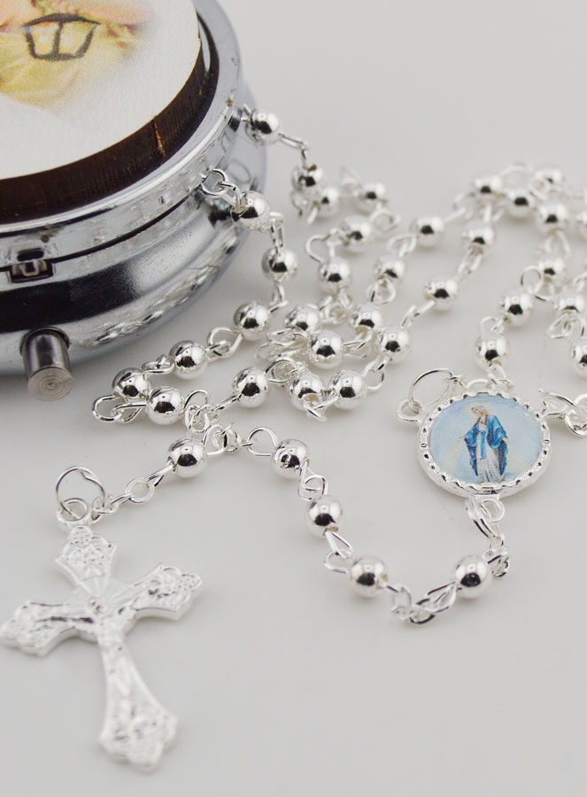 Scatola Porta Rosario Angelo Custode - Rosario Incluso (pic 3)