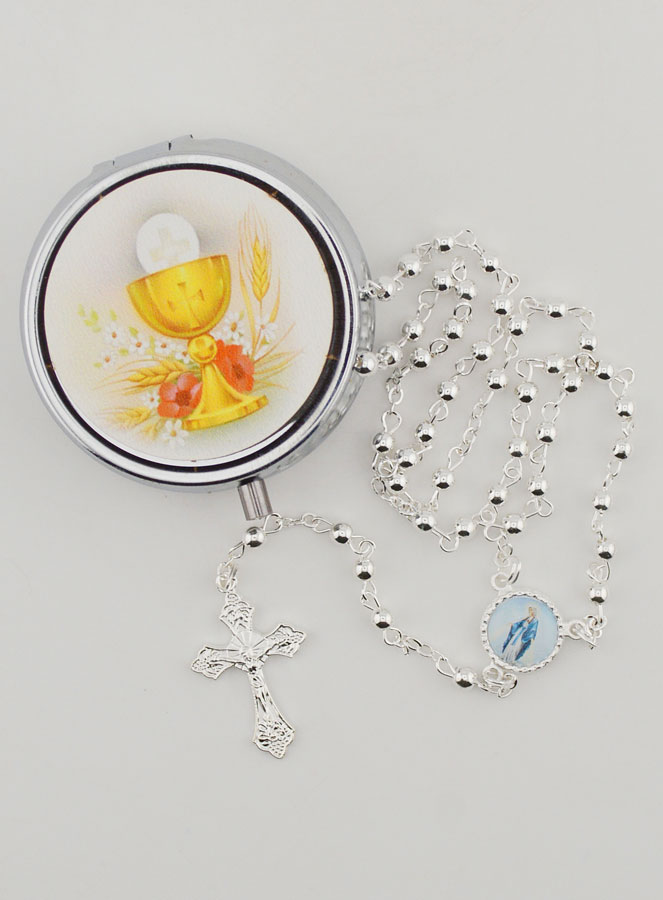 Regalo di Comunione Rosario & Scatola (pic 1)