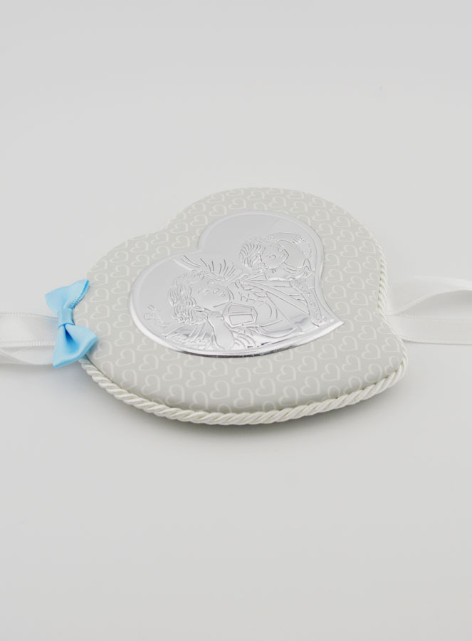 Regalo di Battesimo - Sopraculla in Pelle Angelo con Lanterna (pic 3)