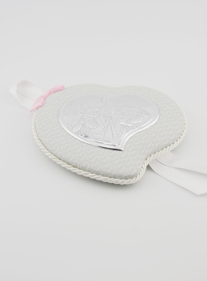 Regalo di Battesimo - Sopraculla in Pelle Angelo con Lanterna (pic 2)