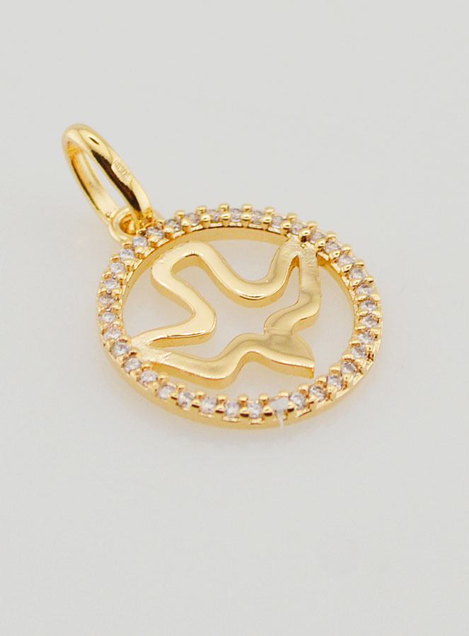 Medaglia di Cresima Traforata 15mm - Spirito Santo (pic 3)