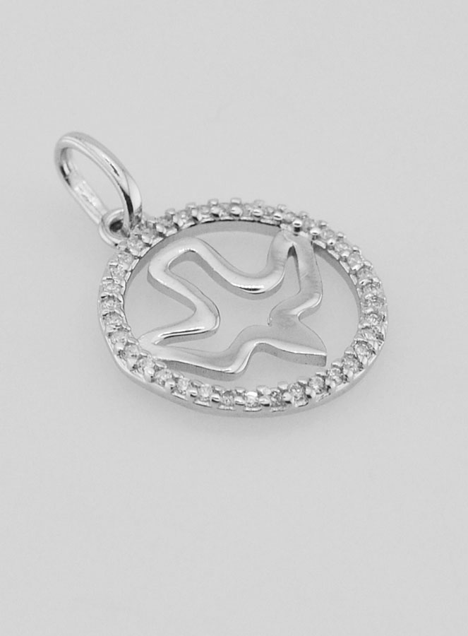 Medaglia di Cresima Traforata 15mm - Spirito Santo (pic 3)