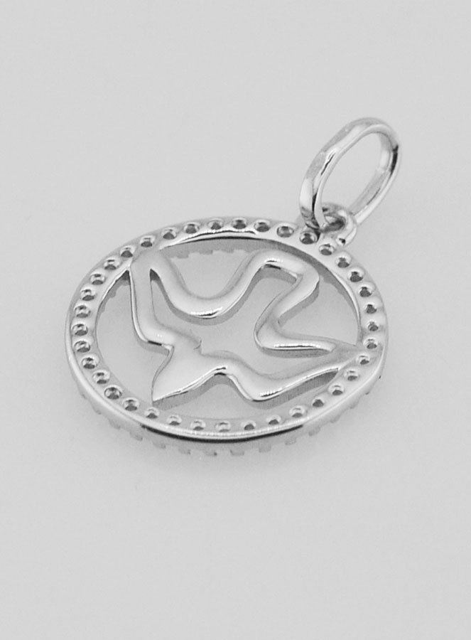 Medaglia di Cresima Traforata 15mm - Spirito Santo (pic 4)