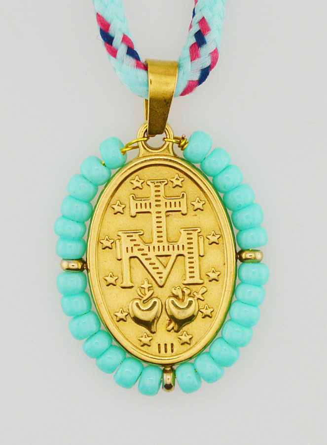 Collana Cordone Miracolosa & Perline Verdi (pic 2)