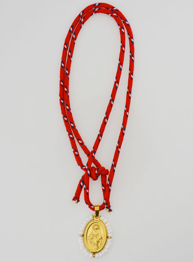 Collana Cordone Miracolosa & Perline Bianche (pic 3)