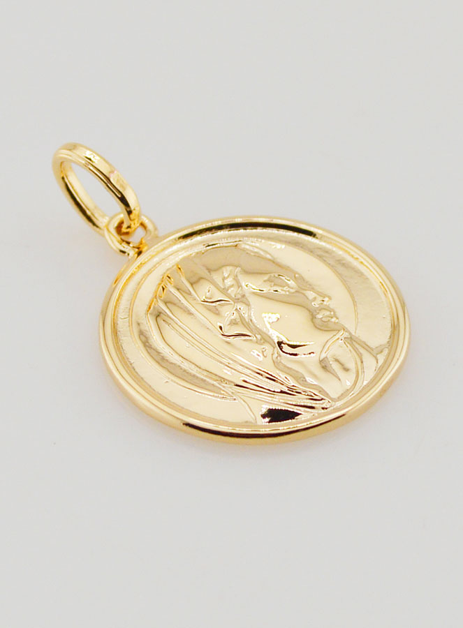 Medaglia Vergine Maria Argento - 17mm (pic 3)