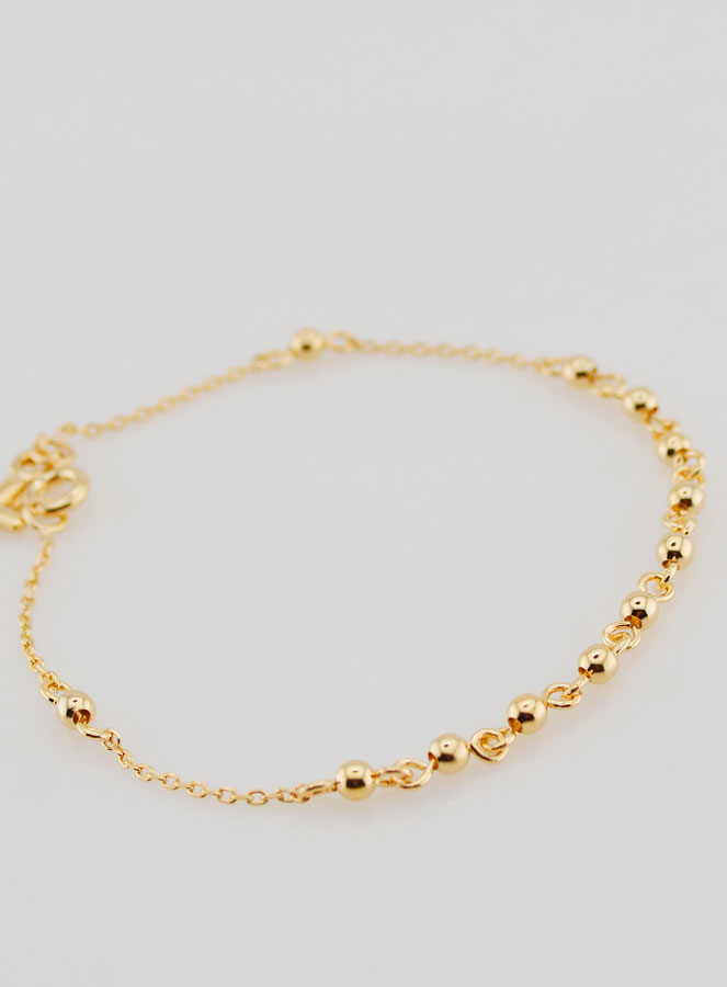 Bracciale Religioso con Croce - Oro Placcato (pic 4)