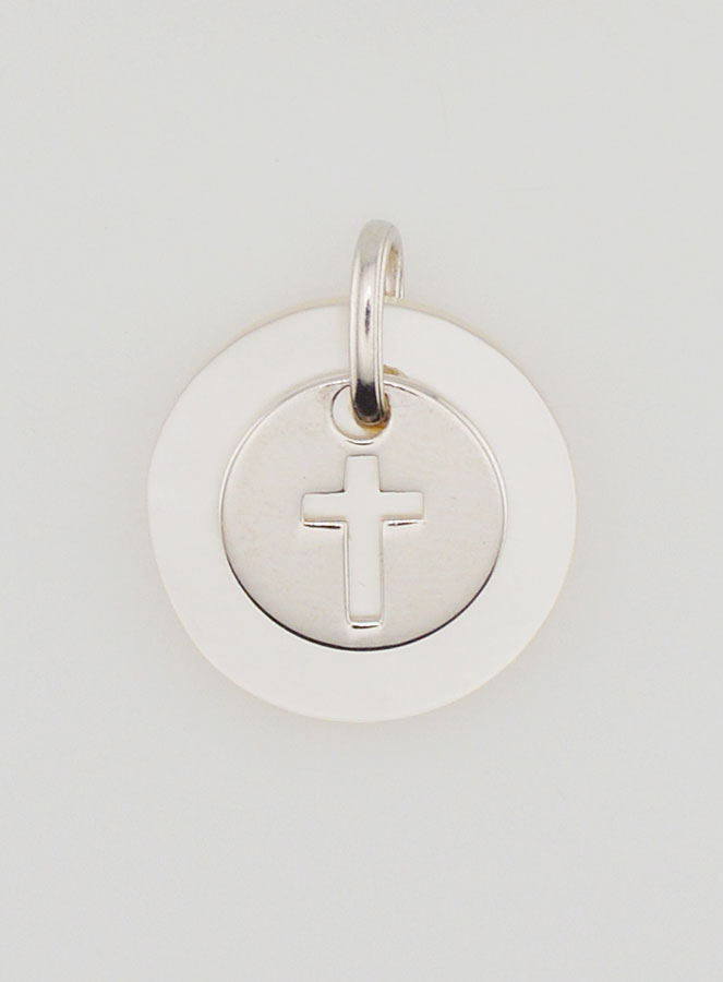 Medaglia Argento & Madreperla - Croce (pic 1)