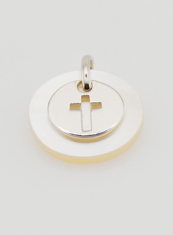 Medaglia Argento & Madreperla - Croce (pic 2)